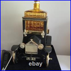 Vintage 1960's Ford Model T 1915 Liquor Decanter Japan Music Box with Shot Glasses