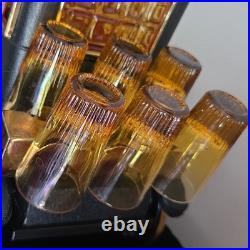 Vintage 1960's Ford Model T 1915 Liquor Decanter Japan Music Box with Shot Glasses