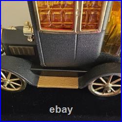 Vintage 1960's Ford Model T 1915 Liquor Decanter Japan Music Box with Shot Glasses