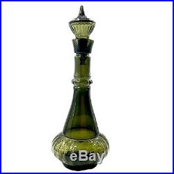 Vintage 1964 Jim Beam I Dream Of Jeannie Green Glass Genie Bottle Decanter 14