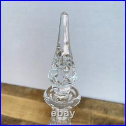 Vintage 1970 PRINCESS HOUSE Lead Crystal Glass Decanter High Top West Germany