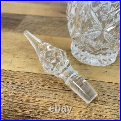 Vintage 1970 PRINCESS HOUSE Lead Crystal Glass Decanter High Top West Germany