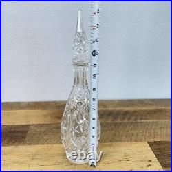 Vintage 1970 PRINCESS HOUSE Lead Crystal Glass Decanter High Top West Germany