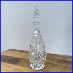 Vintage 1970 PRINCESS HOUSE Lead Crystal Glass Decanter High Top West Germany