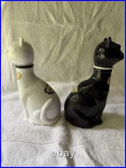 Vintage 1971 Gori Gori Cat Decanters