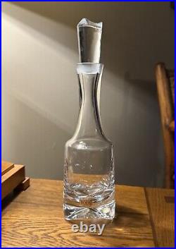 Vintage 1980s Kosta Boda Crystal Decanter from Sweden Never Been Used