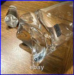 Vintage 1980s Kosta Boda Crystal Decanter from Sweden Never Been Used