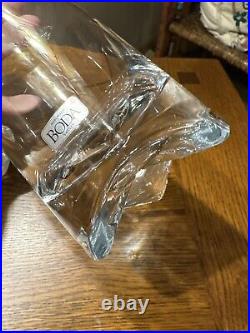 Vintage 1980s Kosta Boda Crystal Decanter from Sweden Never Been Used