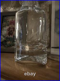 Vintage 1980s Kosta Boda Crystal Decanter from Sweden Never Been Used