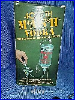 Vintage 1983 MASH 4077th I. V. Drip Vodka Dispenser Hawkeye Distillery Co. With BOX