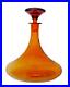 Vintage-Amber-Art-Glass-Ships-Decanter-With-Stopper-c1880-GREAT-Condition-12-01-rs