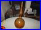 Vintage-Amber-Glass-Wine-Bottle-Decanter-With-Stopper-Estate-Find-01-db