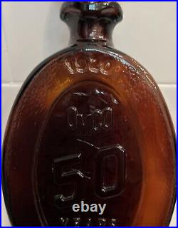 Vintage Anchor Hocking Overmyer Mould Co 50th Anniversary 1920-1970 Decanter