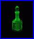 Vintage-Anchor-Hocking-green-depression-uranium-vaseline-glass-decanter-bottle-01-jqy