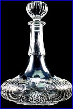 Vintage Antique Baccarat Crystal Whisky Spirits Brandy Alcohol Decanter