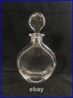 Vintage Antique Clear Glass Decanter with Stopper Wine / Liquor / Whisky