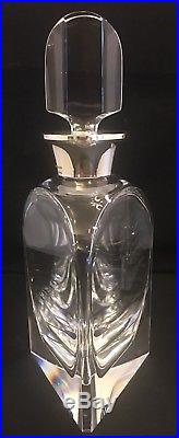 Vintage Asprey Crystal Decanter Sterling Collar Deco & Fabulous 2 Available