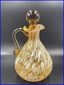 Vintage Austrian decanter with topper