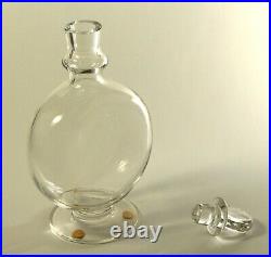 Vintage BACCARAT Fine Hand Blown Crystal Glass Perfume Spirit Bottle Decanter