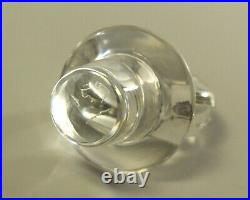 Vintage BACCARAT Fine Hand Blown Crystal Glass Perfume Spirit Bottle Decanter