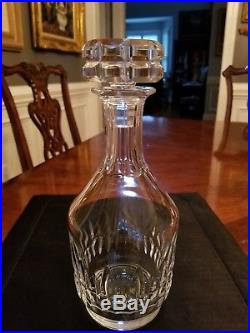 Vintage Baccarat Crystal Canterbury Decanter Bottle Orig Talleyrand Stopper