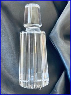 Vintage Baccarat Crystal France Harmonie Whiskey Decanter with Stopper Signed