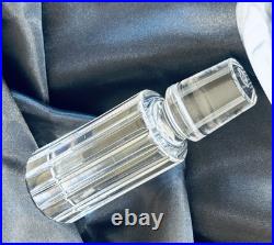 Vintage Baccarat Crystal France Harmonie Whiskey Decanter with Stopper Signed