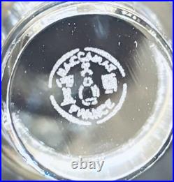 Vintage Baccarat Crystal France Harmonie Whiskey Decanter with Stopper Signed