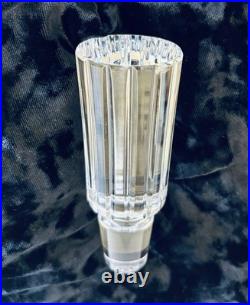 Vintage Baccarat Crystal France Harmonie Whiskey Decanter with Stopper Signed