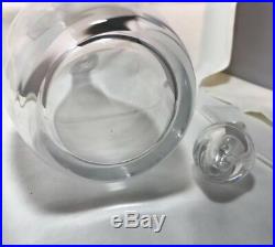 Vintage Baccarat France Montaigne Optic Decanter and Stopper 12