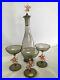 Vintage-Bimini-Style-glass-blown-Dancing-Elephant-Decanter-and-glass-set-01-oewb