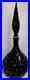 Vintage-Black-Empoli-Bubble-Glass-Decanter-and-Stopper-MCM-Measures-17-Tall-01-rtub