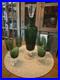 Vintage-Blefeld-Co-Emerald-Green-Decanter-6-Wine-Glass-Set-01-tqn
