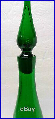 Vintage Blenko 920M Winslow Anderson 16 Jade Decanter with Stopper