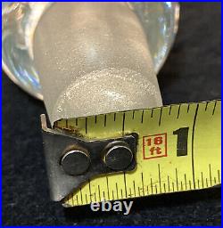 Vintage Blenko Crystal Air Bubble Decanter Stopper 6 Will Fit 6717 Decanter
