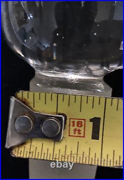 Vintage Blenko Crystal Air Bubble Decanter Stopper 6 Will Fit 6717 Decanter
