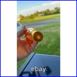 Vintage Blenko Glass 27 Amberina 6212L Decanter MCM Wayne Husted Flame Stopper