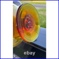 Vintage Blenko Glass 27 Amberina 6212L Decanter MCM Wayne Husted Flame Stopper