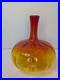 Vintage-Blenko-Glass-6530S-Decanter-Base-In-Tangerine-NO-STOPPER-01-lfb