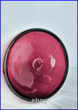Vintage Blenko Glass 920L Purple Amethyst Decanter