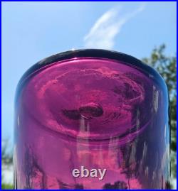 Vintage Blenko Glass 920L Purple Amethyst Decanter