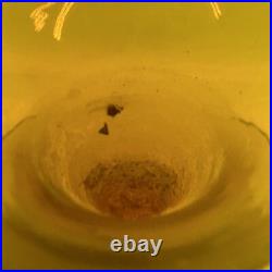 Vintage Blenko Glass Decanter 6212 Tangerine Amberina Wayne Husted MCM 1960s