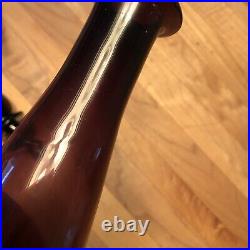 Vintage Blenko Glass Decanter Winslow Anderson Purple 17.25