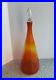 Vintage-Blenko-Tangerine-920L-Crackle-Glass-Decanter-With-Clear-Stopper-01-es