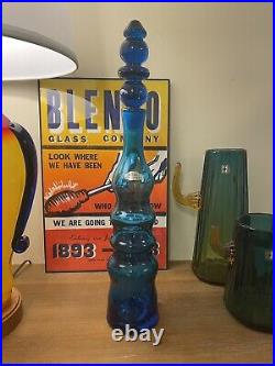 Vintage Blenko Turquoise 6732S
