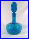 Vintage-Blue-Blenko-Glass-6944-Decanter-LOLLIPOP-STOPPER-Joel-Myers-MCM-9-5-01-ah