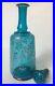Vintage-Blue-Glass-Decanter-Bottle-with-Stopper-Hand-Blown-Painted-01-ba