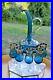 Vintage-Blue-Italian-withgold-gilding-Venetian-Murano-Decanter-and-glass-set-5-01-wokc