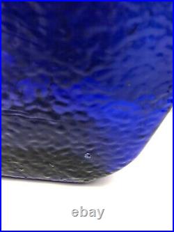 Vintage Blue Stelvia Blenko Glass Decanter Italian Mid Century 14