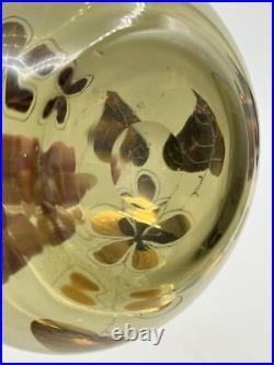 Vintage Bohemian 1950's Ludwig Moser & Sons Glass Decanter and Wine Glass Set